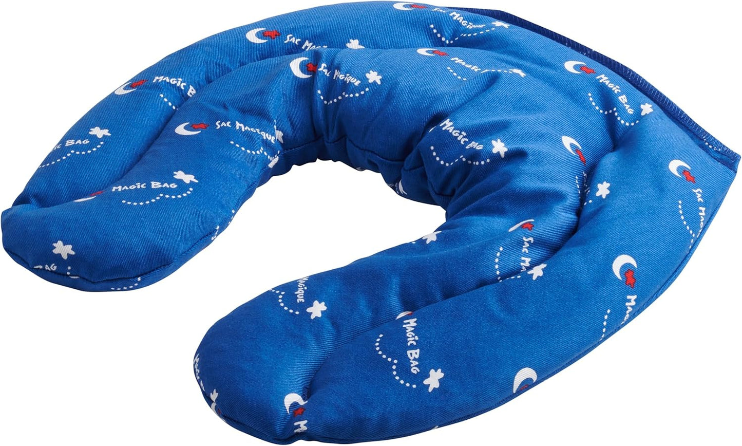 原廠魔法袋頸背加熱壓縮，冷熱療法，緩解頸部疼痛，榮獲家庭測試、家庭認可印章，無線，48 x 31 厘米（19 英寸 x 12 英寸）