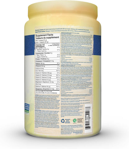 Garden of Life Raw Organic Protein, Vanilla, 624g. Packed with 22 Grams of Certified Organic Plant Protein & Raw Organic Protein, Unflavored, 568g
