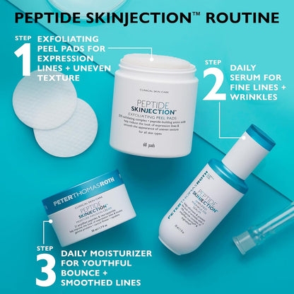 Peter Thomas Roth Peptide Skinjection Exfoliating Peel Pads - All Skin Types Pads Unisex-60 Pc