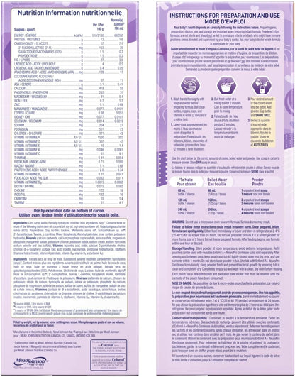 Enfamil A+ NeuroPro Gentlease, Baby Formula, Powder Refill Carton, with Brain Building DHA, 0-12 Months, 2 x 431g (862g)