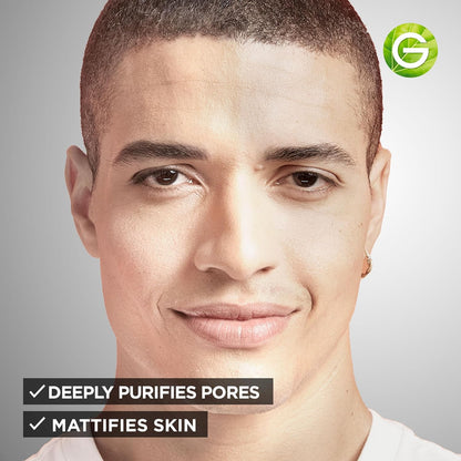 Garnier BHA Purifying Cleansing Gel with Salicylic Acid & Charcoal, Deep Pore Cleansing & Mattifying Skin Gel 250 ml