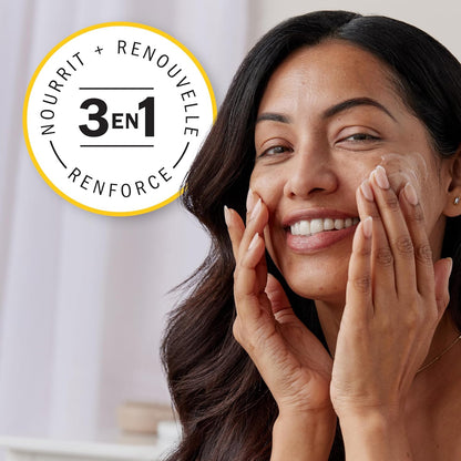 Olay Complete + Rich Moisturizing Cream Fragrance-Free, 3-in-1 Hydrating Face Cream for Dry Skin with Vitamin B3, Vitamin E, and Ceramides, 251 mL