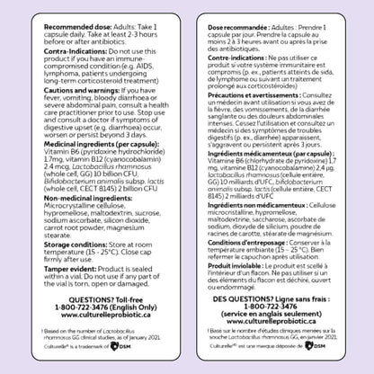 Culturelle 健康代谢，帮助维持健康代谢，支持身体健康，30 粒