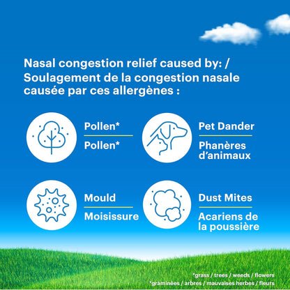 开瑞坦过敏减充血剂鼻喷雾剂，快速缓解，25毫升