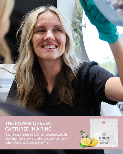 Essence 鼻腔擴散器 | 精油環 | 矽膠鼻吸入器（緩解過敏） - 3 件裝（僅環）