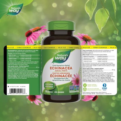 Nature's Way 紫锥菊保健品，180 粒