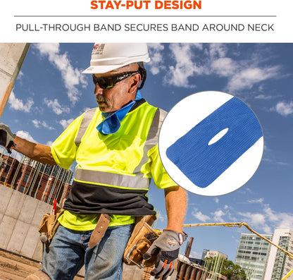 Ergodyne Chill Its 6603 清凉颈巾，持久清凉，2 件装