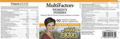 Natural Factors 多因子女士素食膠囊，90 粒