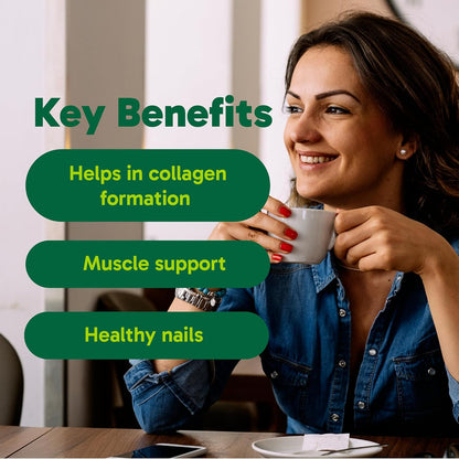 Organika Canadian-Made Bovine Gelatin (Unflavoured) - Collagen With 18 Amino Acids for Healthier Skin, Hair, Bones and Gut | Grass-Fed Source - 250g