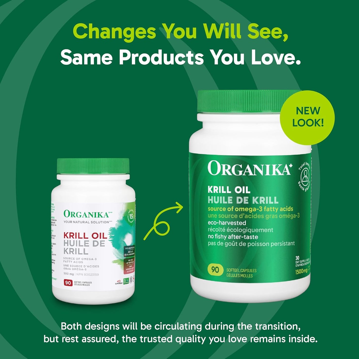 Organika Krill Oil- Sustainable Source from Antarctica, High Absorption of DHA and EPA Omega 3, Brain and Heart Support- 90sftgl