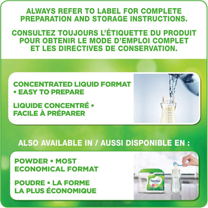 Similac Advance Step 2 Non-GMO Baby Formula, Concentrated Liquid, 12 x 385 mL, 6-24 Months