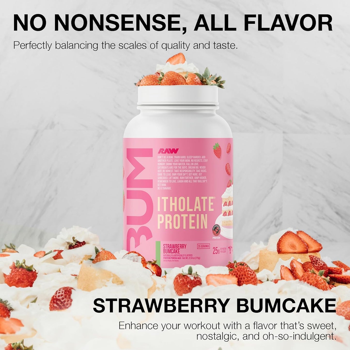 CBUM Itholate Protein - Strawberry Bumcake 25 Servings