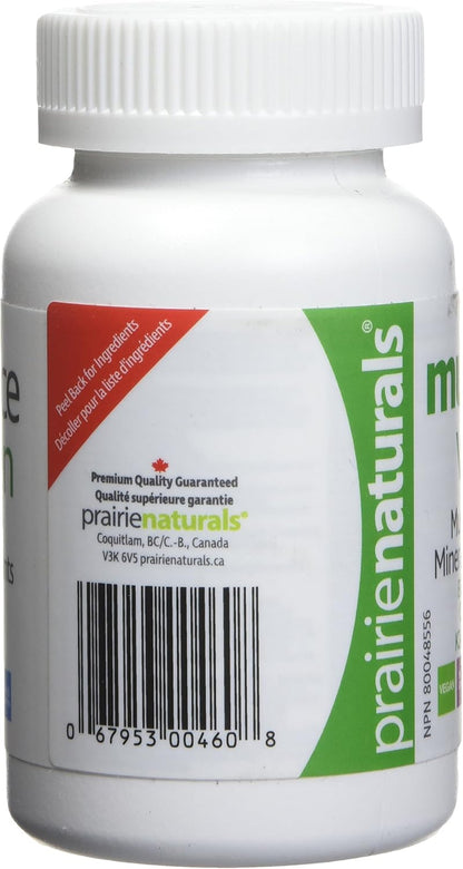 Prairie Naturals Multi-Force Vegan Vitamins, Minerals, & Greenfoods Capsule - 60 Count