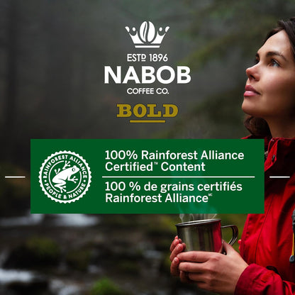 Nabob Dark Bold Roast Full City 深色研磨咖啡，340克罐装