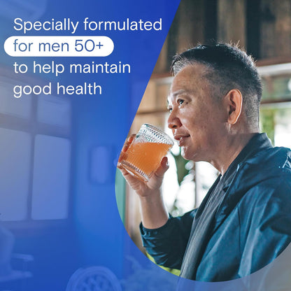 One A Day 男士 50 歲以上複合維生素軟糖 - 高級複合維生素軟糖，支持大腦功能和免疫力，富含維生素和礦物質，適合 50 歲以上男性，130 粒軟糖