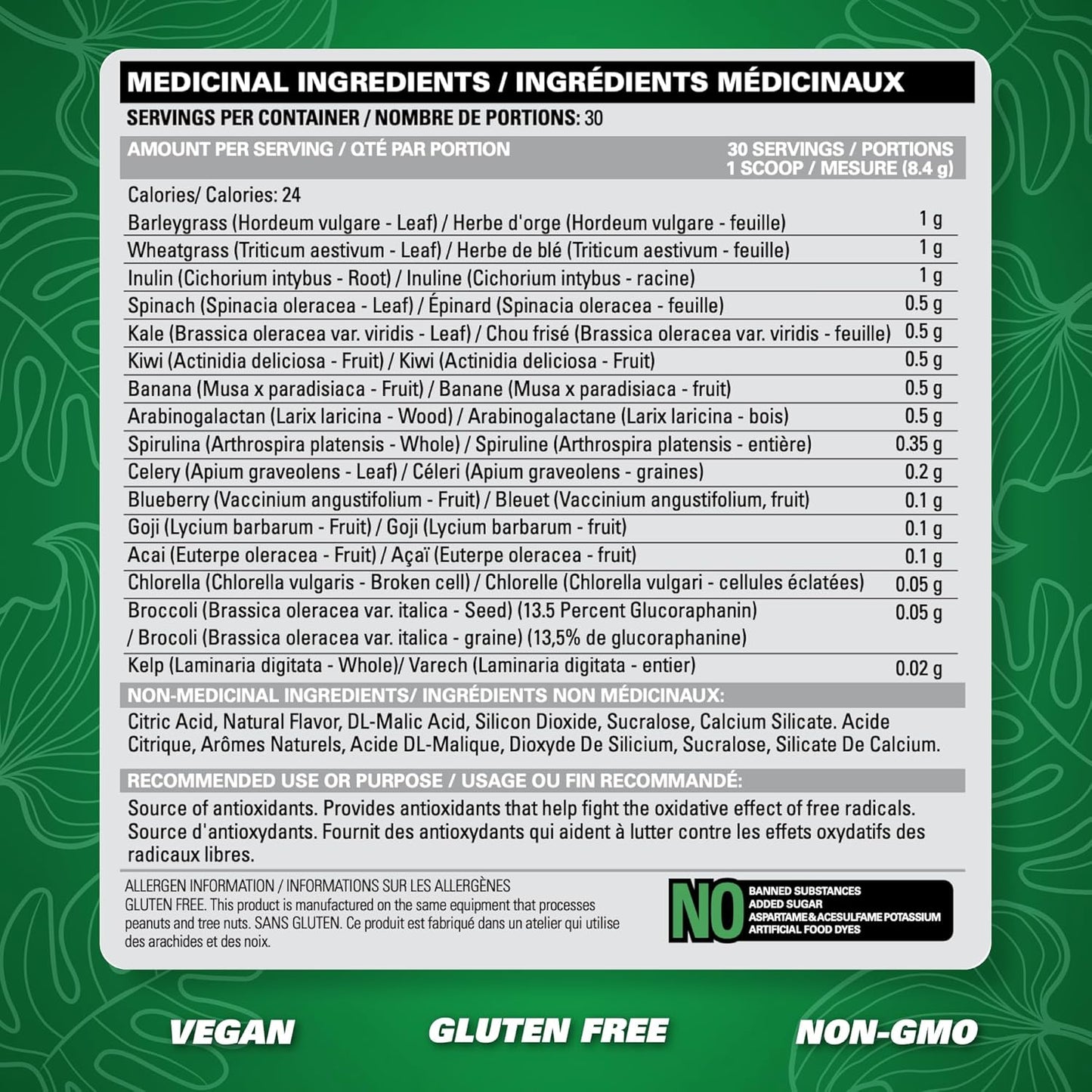 EHPlabs OxyGreens Super Greens Powder - Spirulina & Chlorella Superfood, Green Juice Powder & Greens Supplements with Prebiotic Fibre, Antioxidants & Immunity Support, 30 Serves (Passionfruit)