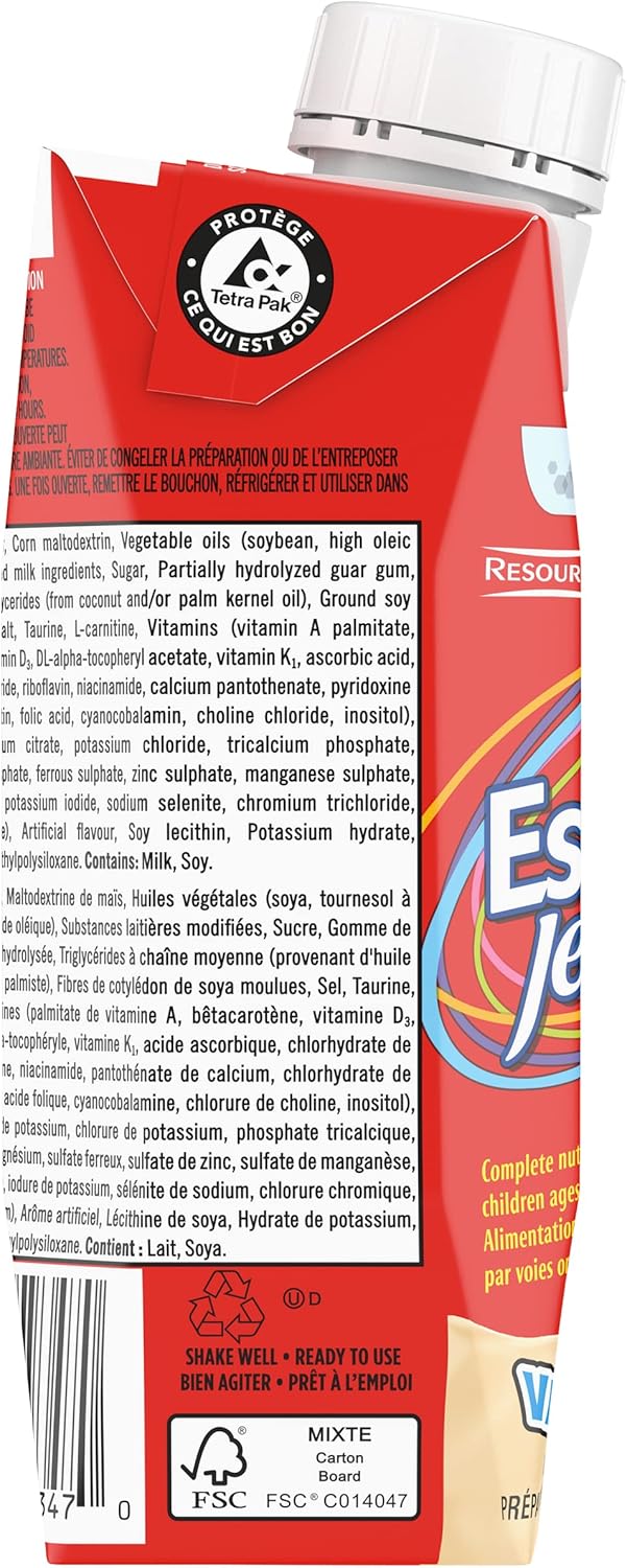 RESOURCE Kid Essentials Formulated Liquid Diet with Fibre, 237mL, 24 Count