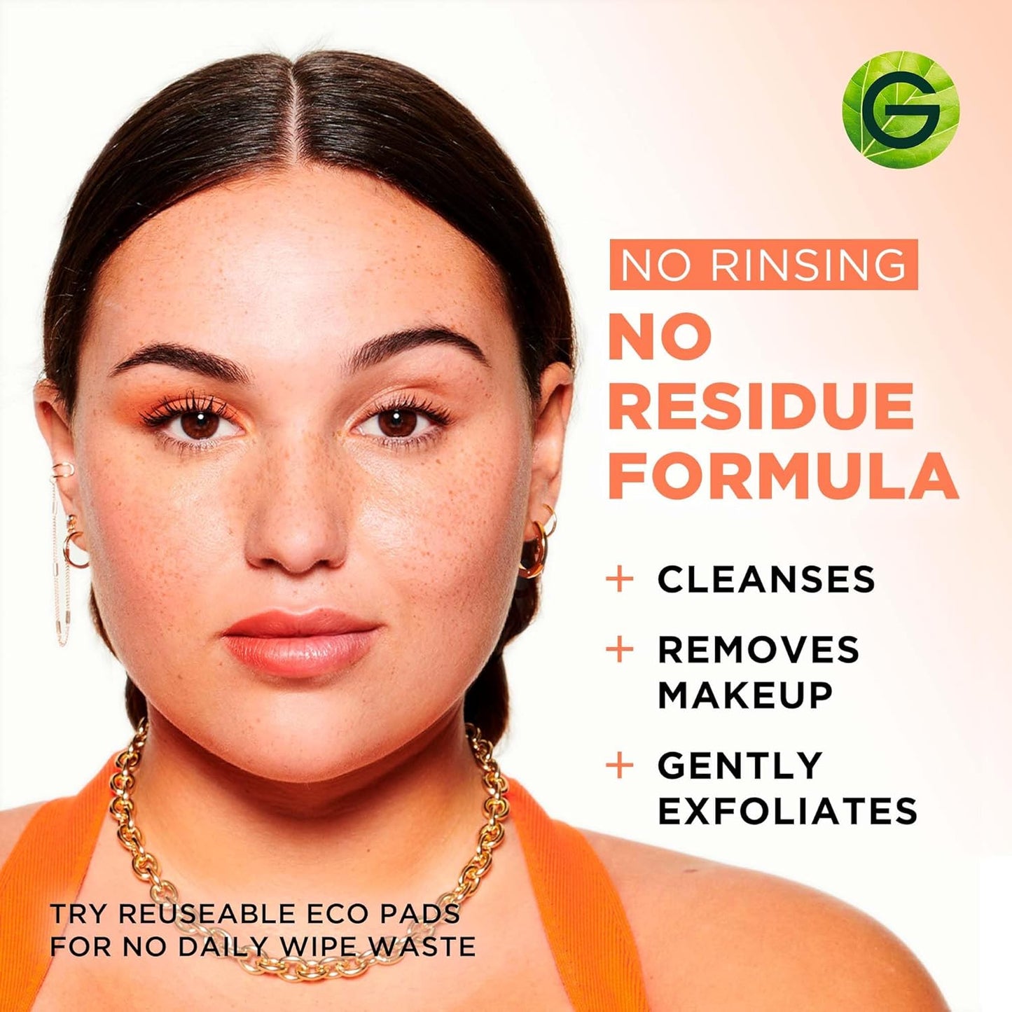 Garnier Gentle Peeling Micellar Water and Face Cleanser, with 1% PHA and Glycolic Acid, Face Exfoliant, Facial Cleanser and Makeup Remover, 400ml