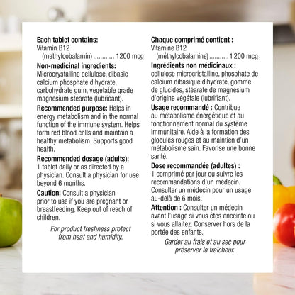 Webber Naturals 维生素 B12 1200 微克，定时释放，150 片，Omega-3 鱼油 1,000 毫克，210 粒软胶囊，支持心血管健康和大脑功能