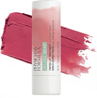 Physicians Formula Organic Weartinted Lip Treatment, 0.15 ounces