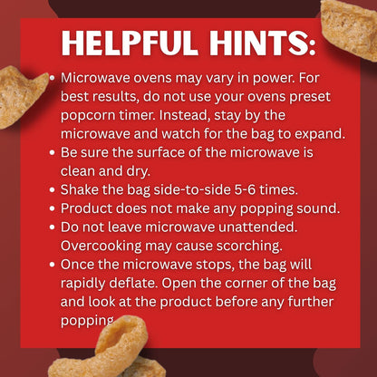 Lowrey's Original Bacon Curls, Microwave Pork Rinds (Chicharrones), 1.75 Ounce Package, 18 Count