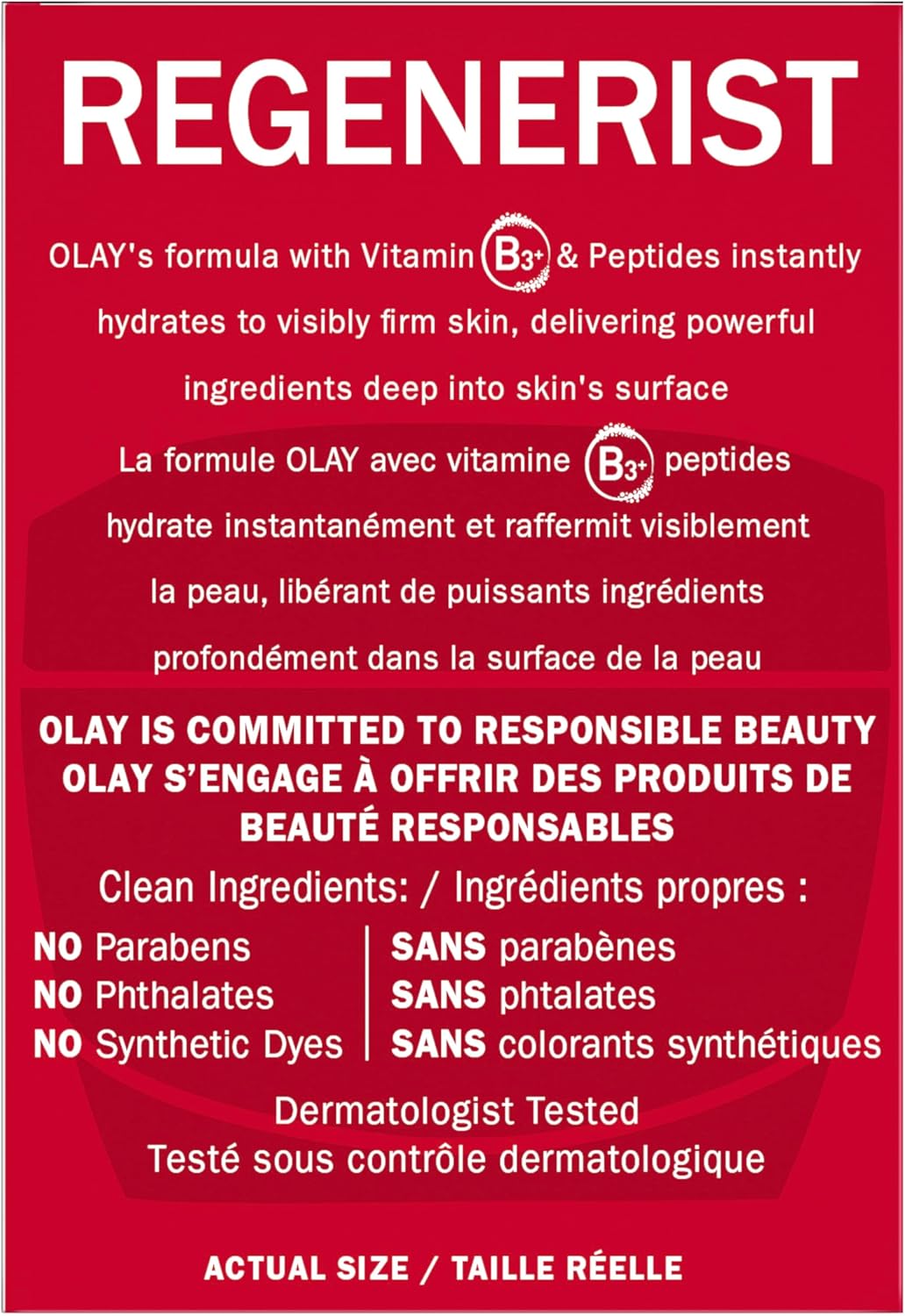 Olay Face Moisturizer, Regenerist Micro-Sculpting Facial Cream for Women - Instant Hydration, Anti-Aging, Anti-Wrinkle, Firming Skin Care - Hyaluronic Acid, Niacinamide, Amino Peptides, 50 mL