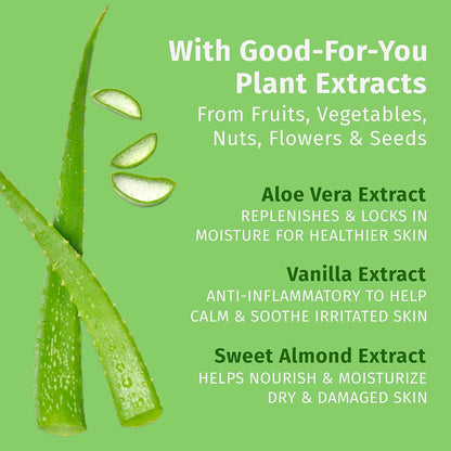 HEMPZ Natural Lip Balm - Buttercream Cake - Hemp Seed Oil, Shea Butter, Coconut & Avocado Oil with Vanilla, Sugarcane, Sweet Almond Moisturizing Lip Care Hydrating Lip Repair Balm - 0.5 oz Stick