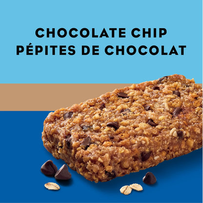 CLIF BAR 能量棒，巧克力碎，燕麦棒，高蛋白，含 70% 有机成分，680 克（10 包）