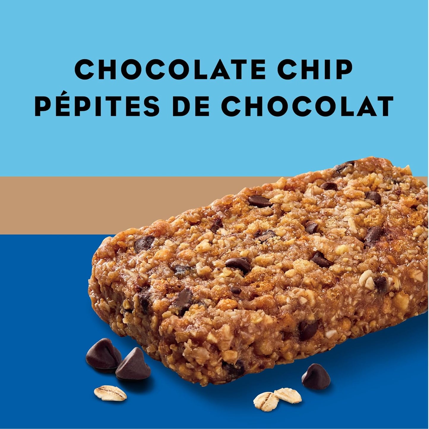 CLIF BAR 能量棒，巧克力碎，燕麦棒，高蛋白，含 70% 有机成分，1.02 千克（15 包）