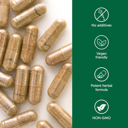 Organika 红景天提取物 100 毫克 - 3% 玫瑰果苷，1% 红景天苷 - 适应原，支持认知，集中精神应对压力 - 60 粒胶囊