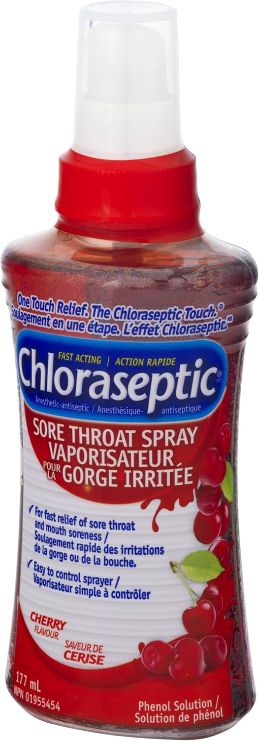 Chloraseptic 速效咽喉痛喷雾，樱桃味，177毫升