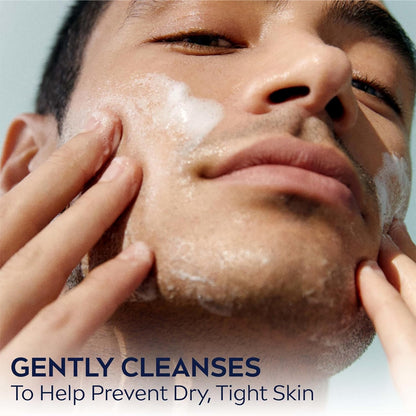 NIVEA MEN Protect & Care Refreshing Face Wash, 150mL & NIVEA Men Revitalizing Body Lotion with Vitamin E and Aloe Vera | 24H Hydration