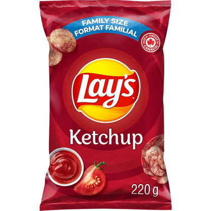Lay's Ketchup flavoured Potato Chips, 220 g.