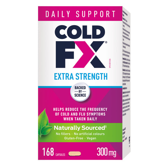 COLD-FX 感冒和流感護理特強效膠囊 300 毫克，168 粒