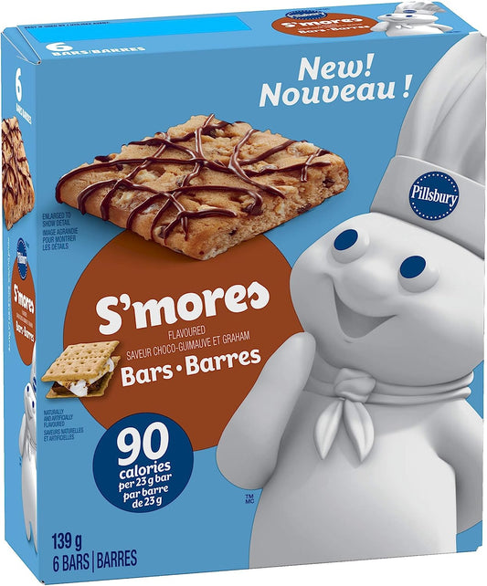 Pillsbury Softbake S'Mores 風味棒，6 片（1 包）