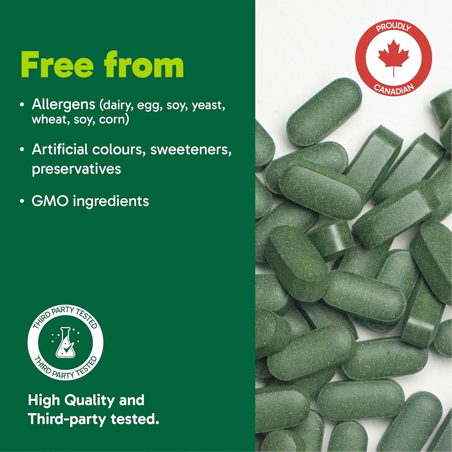 Organika Spirulina 90 Tabs