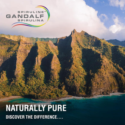 Gandalf Organic Spirulina 600mg 150 Vegan Tablets, Ultra Pure Blue-Green Algae, Rich in Iron, Amino Acid & Antioxidant, Non-GMO, Support Energy, Vitality & Immune Health