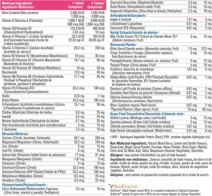 Progressive 成人女性复合维生素 - 60 片咀嚼片 | 含蔓越莓、达米阿那提取物、绿色食品浓缩物、绿茶、辅酶 Q10、玛卡、维生素 K2、维生素 D3 和谷胱甘肽