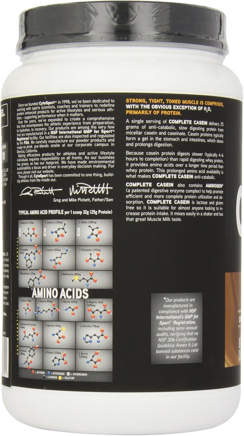 Cytosport 全酪蛋白巧克力 2.05 磅