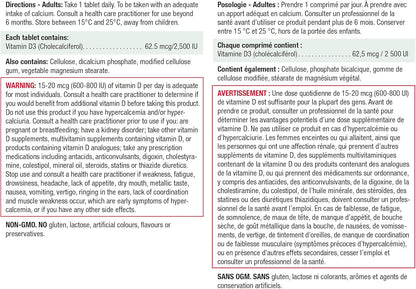 无鱼腥味 Omega-3 900 毫克超强效，75 片（1 包）和维生素 D 2500IU 全新 180 片