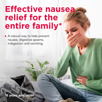 Adorable Anti-Nausea Ginger Liquid – Non-Drowsy Nausea & Upset Stomach Formula – 60 mg of Ginger per dose - 50 mL