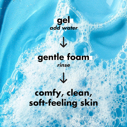 e.l.f. SKIN Holy Hydration! Clean Freak Daily Cleanser, Gentle Hydrating Gel Face Cleanser, Made With Hyaluronic Acid, Vegan & Cruelty-Free, 5.5 fl oz