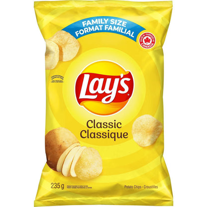 Lay's Classic Potato Chips, 235 g.