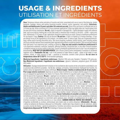 Icy Hot Pro 止痛喷雾，速效干性喷雾，适用于缓解关节炎、单纯背痛、拉伤和扭伤引起的肌肉和关节轻微疼痛，薄荷醇 16%，樟脑 11%，118 毫升