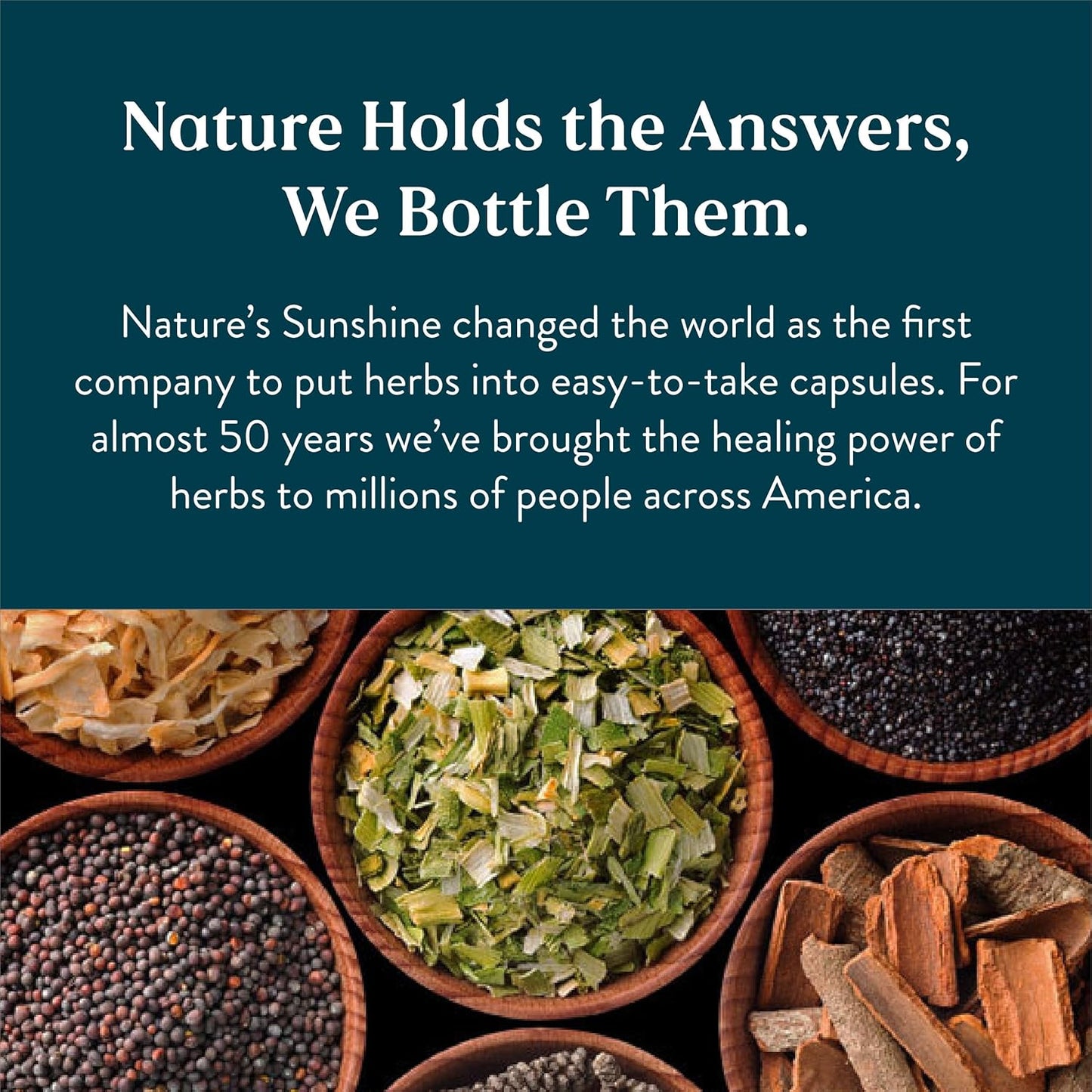 Nature's Sunshine Slippery Elm, 100 capsules