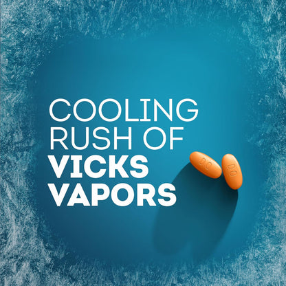 Vicks DayQuil COMPLETE Vicks VapoCOOL 感冒和流感药，不引起困倦，白天缓解多种症状，用于止咳、缓解鼻塞，24 粒胶囊