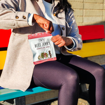 Twelve Cows 手工牛肉乾什錦裝，全肉優質切塊，阿爾伯塔牛肉，高蛋白，低碳水化合物，清真，生酮 - 57 克（4 包）