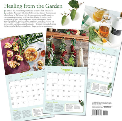 Rosemary Gladstar's Herbs Wall Calendar 2023: Recipes and Remedies for Health and Home