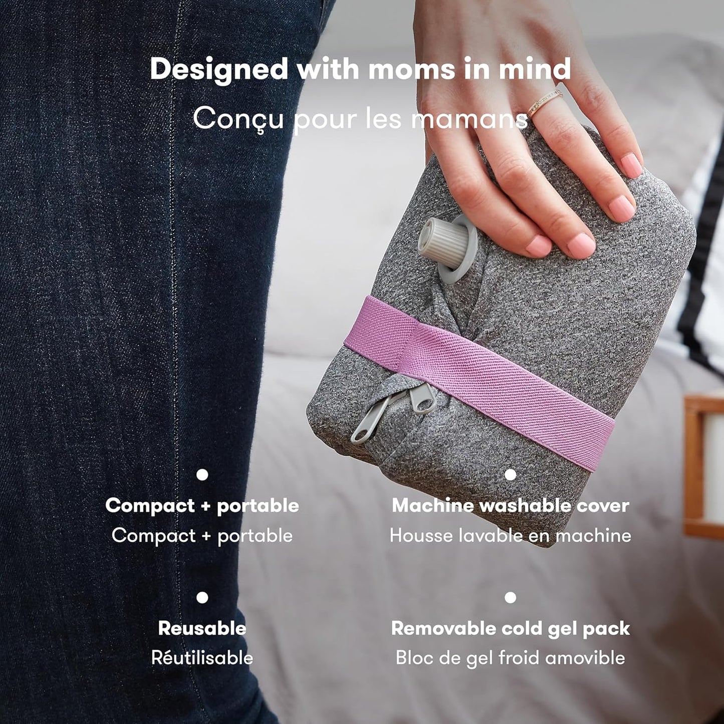 Frida Mom 甜甜圈枕头 会阴舒适垫 带冷敷包 缓解疼痛 产后必备