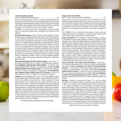 Webber Naturals Fibre4 肠易激综合征肠道不适软胶囊 150 克，原味，30 份，含 2500 国际单位维生素 D3 强效配方，180 粒软胶囊，有益骨骼和牙齿健康